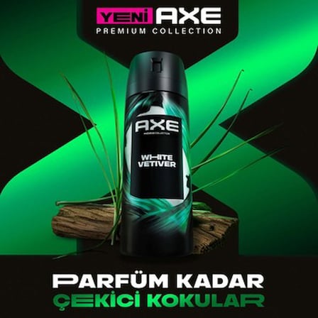 150 ml Beyaz Vetiver Aromalı Erkek Deodorant, Ferahlatıcı Etki