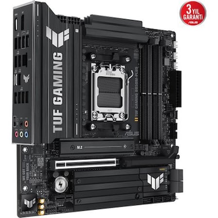 ASUS TUF GAMING B850M-PLUS WIFI AMD B850 AM5 DDR5 8000 DP HDMI 3x M2 USB3.2 Gen 2x2 WiFi 6E + BT