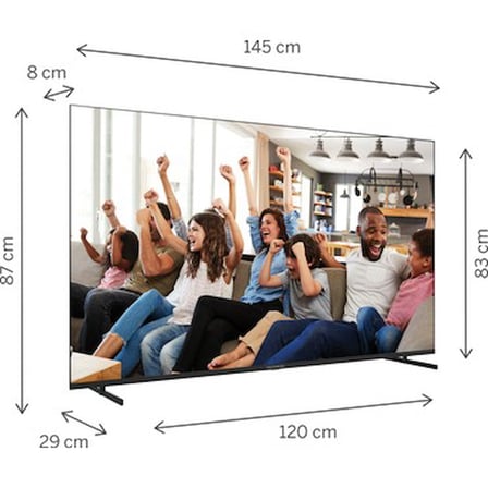THOMSON 65UG4S14 65" 164 Ekran Uydu Alıcılı 4K Ultra HD Smart Google LED