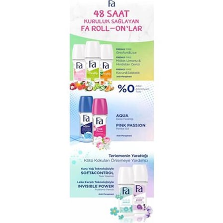 50 ml Yasemin Kokulu Kadın Roll-On Deodorant