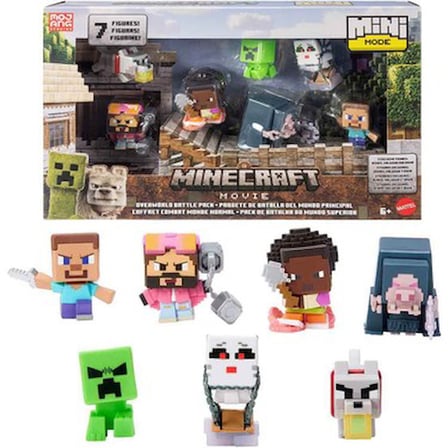 Overworld Battle Aksiyon Figür Seti, 7'li Set