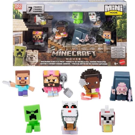Overworld Battle Aksiyon Figür Seti, 7'li Set