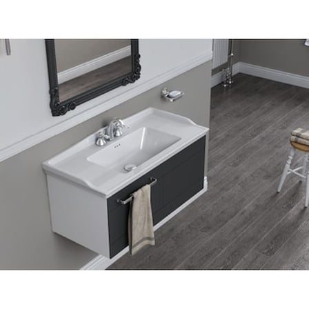 100x48 cm Etajerli Seramik Banyo Ürünü
