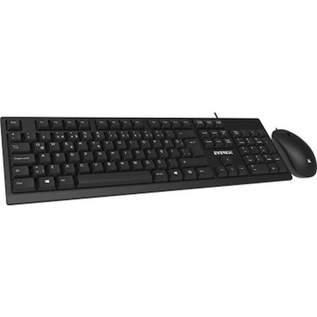 Siyah USB Combo Klavye ve Mouse Seti, Standart Tasarım