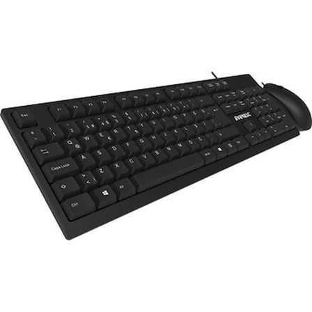 Siyah USB Combo Klavye ve Mouse Seti, Standart Tasarım