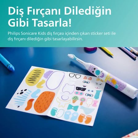 Çocuklar İçin Şarjlı Diş Fırçası - Kişiselleştirilebilir Temizlik