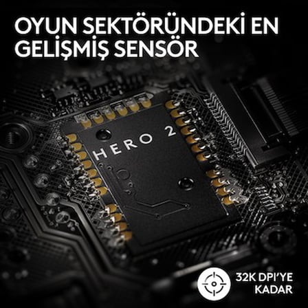 Logitech G PRO X SUPERLIGHT 2 Hafif HERO 2 Sensör 32.000 DPI LIGHTSPEED Kablosuz Oyuncu Mouse -