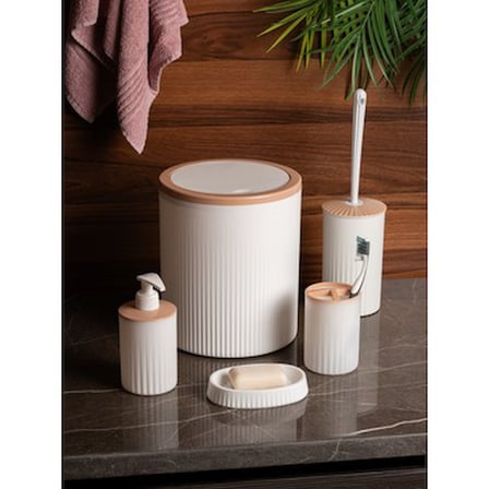 5 Parça Banyo Seti, Kullanışlı ve Şık Tasarım ile Banyo Dekoru