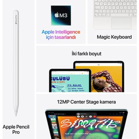 Apple iPad Air M3 13" 512GB Wi-Fi Mor