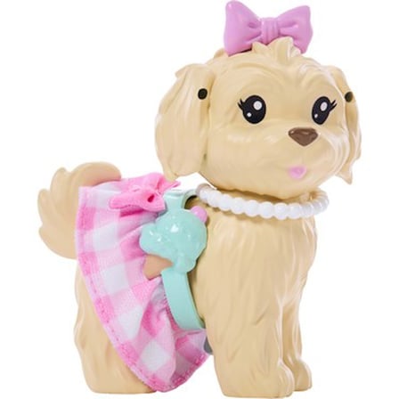 Uyumlu Dostlar Sarı Saçlı Bebek ve Köpekçiği Aksesuarlarıyla