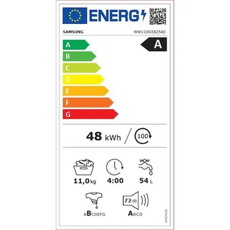 11 kg Kapasiteli A Enerji Sınıfı Çamaşır Makinesi, 1400 Devir