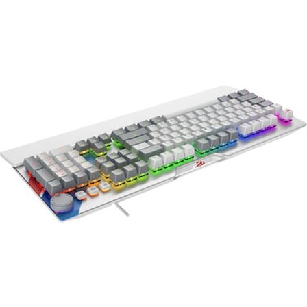 RGB Mekanik Oyuncu Klavyesi, Ses Tekeri ve Bilek Desteği