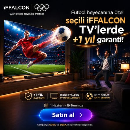 iFFALCON 85U95A 85'' 216 Ekran Uydu Alıcılı 4K Ultra HD Google MiniLED