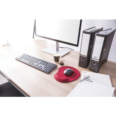 Trust Bigfoot Jel MousePad Kırmızı Bilek Desteği ile Rahat Kullanım