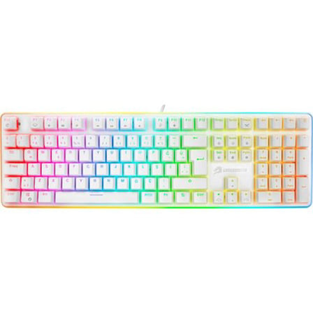 Gamebooster G918 Fire Storm RGB Red Switch Beyaz Mekanik Gaming