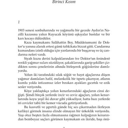 Yapı Kredi Yayınları Kuyucaklı Yusuf - Sabahattin