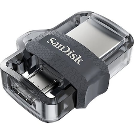 SanDisk Ultra Dual Drive 256GB Metalik Gri & Gümüş USB 3.0 Hızlı Okuma 150