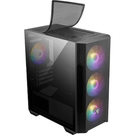 Temperli Cam ARGB mATX Kasa, Modern Tasarım