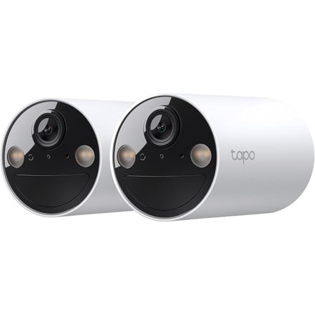 TP-Link Tapo C410(2-pack) | Bataryalı Güvenlik Kamerası | 2K 3MP QHD | Renkli Gece Görüşü | Solar