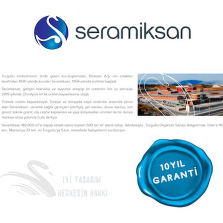 Kanalsız Asma Klozet Modern Tasarım Yavaş Kapanan Mekanizma