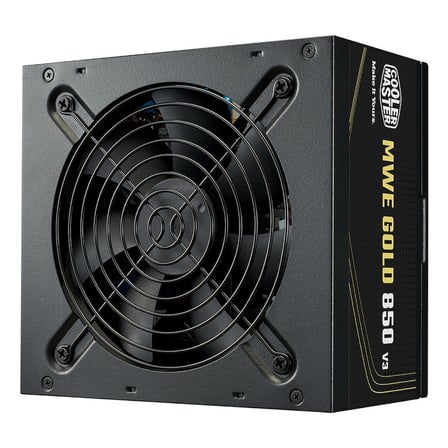 Cooler Master MWE V3 Siyah 850W 80+ Gold, PCIe Gen 5.0, ATX 3.1, 120mm Fanlı PSU