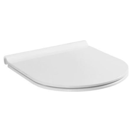 Slim Yavaş Kapanır Duroplast Klozet Kapağı, Turkuaz
