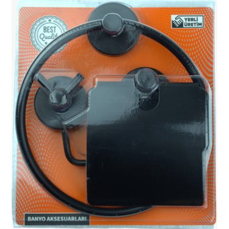 Siyah Renkli 3'lü Banyo Seti, Modern Tasarım