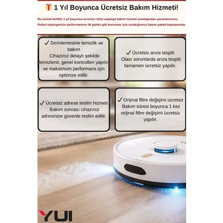 Toz Boşaltma Özellikli Akıllı Robot Süpürge ile Etkili Temizlik