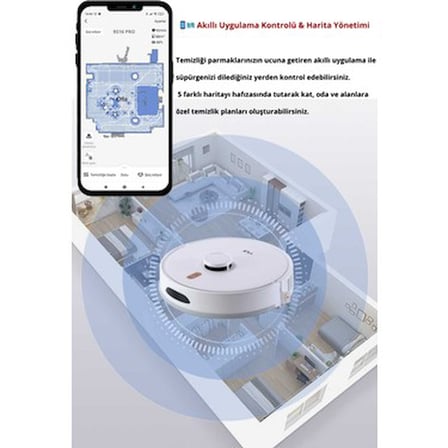 Toz Boşaltma Özellikli Akıllı Robot Süpürge ile Etkili Temizlik