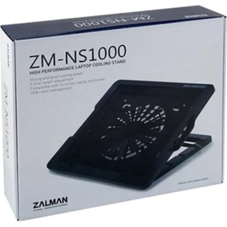 Zalman ZM-NS1000 16 inç Notebook Soğutucu 180mm Fanlı 1 Fan Özellikli Ayarlanabilir