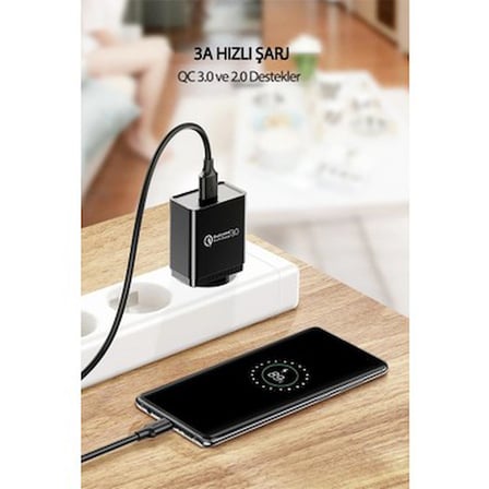 Ugreen USB 3.0 USB-C Data ve Şarj Kablosu 50 cm,