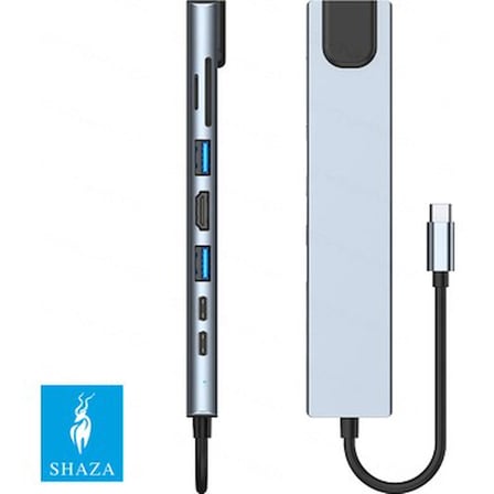 8in1 USB Type-C Hub - HDMI, USB ve Ethernet Portları ile
