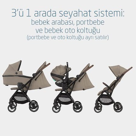 Kompakt Seyahat Bebek Arabası ile Kolay Taşıma