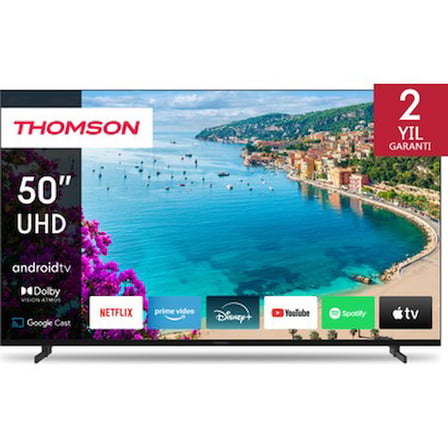 50 İnç 4K Ultra HD Smart LED TV, Gelişmiş Görüntü Kalitesi