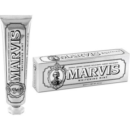 Marvis Whitening Beyazlatıcı Diş Macunu - Güçlü Temizlik ve Plak Önleyici Etki, 85 ml, Nane