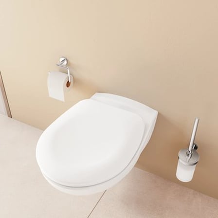 Oval Klozet Kapağı, Beyaz, Nuvoplast ile Şık