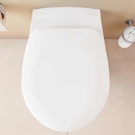 Oval Klozet Kapağı, Beyaz, Nuvoplast ile Şık