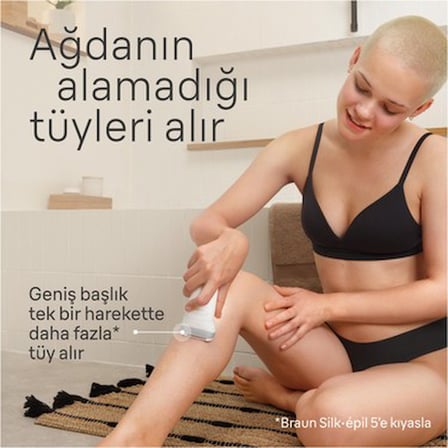 Kablosuz Şarjlı Islak Kuru Epilatör 7-441 Yıkanabilir