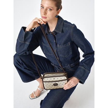Pierre Cardin Altın Çapraz Çanta 05PO25Y1887-MN
