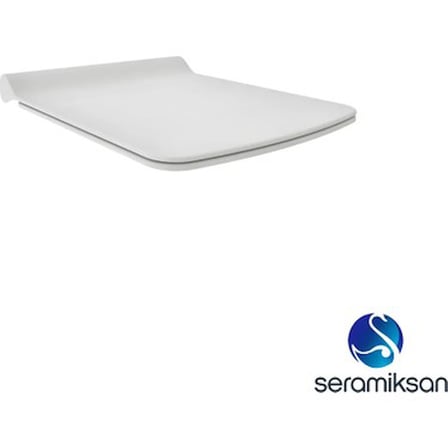Seramiksan Silva Kanalsız Açık Montaj Asma Klozet A041050H,Seramiksan Silva Duroplast Yavaş