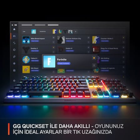 RGB Aydınlatmalı Mekanik Oyuncu Klavyesi, Omnipoint Anahtar Teknolojisi