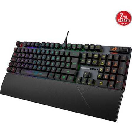 Asus ROG STRIX SCOPE II RX AURA SYNC RGB MEKANİK TÜRKÇE TUŞ DİZİLİMİ ROG RX RED SWITCH IP57 MULTI