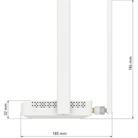 Keenetic Runner 4G N300 Wi-Fi Mesh Ebeveyn Kontrol Fiber VPN Router 4G Modem Cat.4 4x100Mbit/s