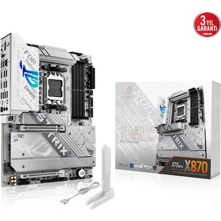 AMD X870 AM5 DDR5 Anakart, Yüksek Performans ve Çoklu Bağlantılar