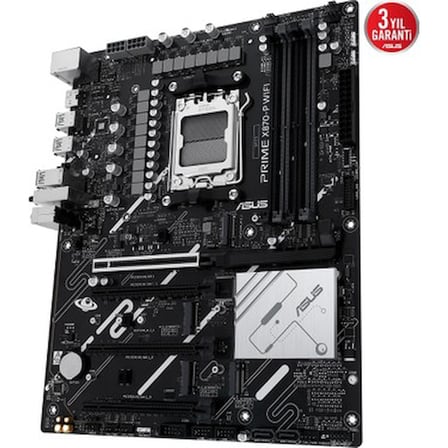 ASUS PRIME X870-P WIFI AMD X870 AM5 DDR5 8000 HDMI 2xUSB4 4x M2 USB3.2 WiFi 7 + BT AURA RGB 2.5Gbit