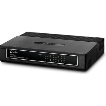 16 Portlu Ethernet Switch, 10/100 Mbps Hızında