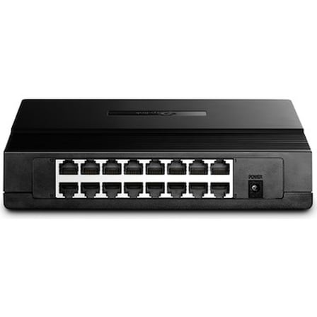 16 Portlu Ethernet Switch, 10/100 Mbps Hızında