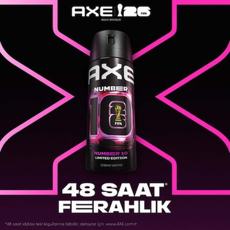 Axe Erkek Deodorant Number 10 Limited Edition 150