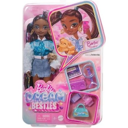 Renkli Desenli Barbie Bebek ile Eğlenceli Oyun Seti