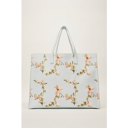 Ted Baker Mavi Ikonik Floral Desenli Küçük Çanta ile Şıklık